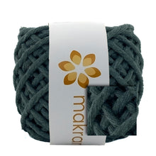 Cargar imagen en el visor de la galería, Hilaza Algodón Mini 4mm Makrama 150gr Verde Musgo