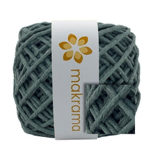 Cargar imagen en el visor de la galería, Hilaza Algodón 4mm Makrama 500gr Verde Musgo