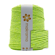 Cargar imagen en el visor de la galería, Hilaza Algodón 3mm Makrama 1kg Verde Neon