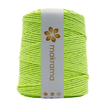 Cargar imagen en el visor de la galería, Hilaza Algodón 3mm Makrama 1kg Verde Neon