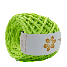 Cargar imagen en el visor de la galería, Hilaza Algodón Mini 3mm Makrama 150gr Verde Neon
