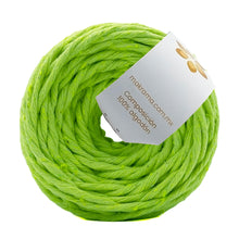 Cargar imagen en el visor de la galería, Hilaza Algodón Mini 3mm Makrama 150gr Verde Neon