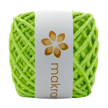 Cargar imagen en el visor de la galería, Hilaza Algodón Mini 3mm Makrama 150gr Verde Neon