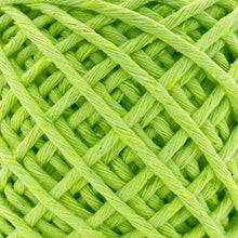 Cargar imagen en el visor de la galería, Hilaza Algodón Mini 3mm Makrama 150gr Verde Neon