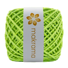 Cargar imagen en el visor de la galería, Hilaza Algodón 3mm Makrama 100m Verde Neon