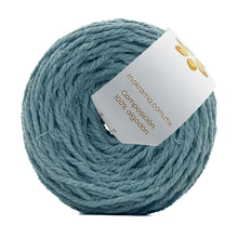 Cargar imagen en el visor de la galería, Cuerda Algodón Mini 2mm Makrama 150gr Verde Neutro