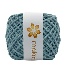 Cargar imagen en el visor de la galería, Cuerda Algodón Mini 2mm Makrama 150gr Verde Neutro