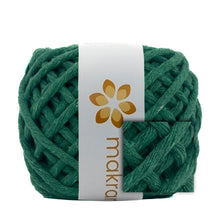 Cargar imagen en el visor de la galería, Hilaza Algodón Mini 4mm Makrama 150gr Verde Pasto