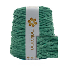 Cargar imagen en el visor de la galería, Hilaza Algodón 4mm Makrama 1kg Verde Pasto