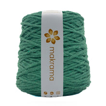 Cargar imagen en el visor de la galería, Hilaza Algodón 4mm Makrama 1kg Verde Pasto