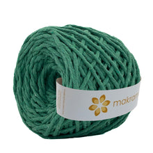 Cargar imagen en el visor de la galería, Hilaza Algodón 4mm Makrama 500gr Verde Pasto