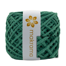 Cargar imagen en el visor de la galería, Hilaza Algodón 4mm Makrama 500gr Verde Pasto