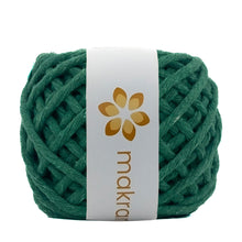 Cargar imagen en el visor de la galería, Hilaza Algodón Mini 4mm Makrama 150gr Verde Pasto