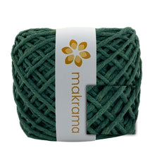 Cargar imagen en el visor de la galería, Hilaza Algodón 4mm Makrama 500gr Verde Pino