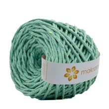 Cargar imagen en el visor de la galería, Hilaza Algodón 3mm Makrama 100m Verde Pistache