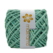 Cargar imagen en el visor de la galería, Hilaza Algodón 3mm Makrama 100m Verde Pistache