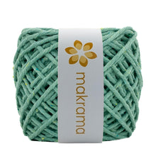 Cargar imagen en el visor de la galería, Hilaza Algodón 3mm Makrama 100m Verde Pistache