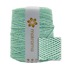 Cargar imagen en el visor de la galería, Cuerda Algodón 2mm Makrama 1kg Verde Pistache