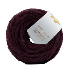 Cargar imagen en el visor de la galería, Hilaza Algodón Mini 4mm Makrama 150gr Vino Bordo