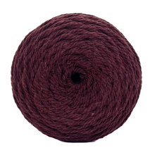 Cargar imagen en el visor de la galería, Cuerda Algodón 2mm Makrama 500gr Vino Bordo