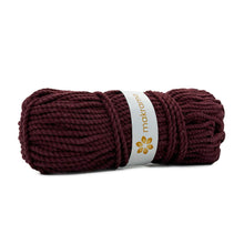 Cargar imagen en el visor de la galería, Cuerda Algodón 4mm Makrama Vino Bordo