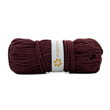 Cargar imagen en el visor de la galería, Cuerda Algodón 4mm Makrama Vino Bordo