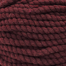Cargar imagen en el visor de la galería, Cuerda Algodón 4mm Makrama Vino Bordo