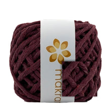 Cargar imagen en el visor de la galería, Hilaza Algodón Mini 3mm Makrama 150gr Vino