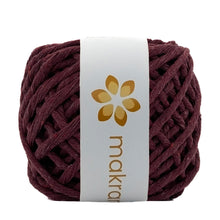 Cargar imagen en el visor de la galería, Hilaza Algodón Mini 3mm Makrama 150gr Vino