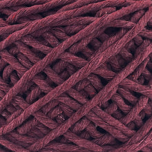Cargar imagen en el visor de la galería, Hilaza Algodón 3mm Makrama 100m Vino