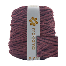 Cargar imagen en el visor de la galería, Hilaza Algodón 4mm Makrama 1kg Vino