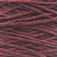 Cargar imagen en el visor de la galería, Hilaza Algodón 4mm Makrama 1kg Vino