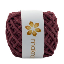 Cargar imagen en el visor de la galería, Hilaza Algodón Mini 4mm Makrama 150gr Vino