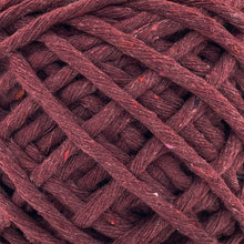 Cargar imagen en el visor de la galería, Hilaza Algodón Mini 4mm Makrama 150gr Vino