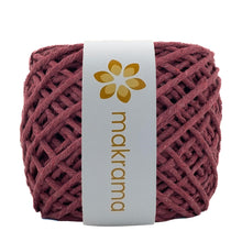 Cargar imagen en el visor de la galería, Hilaza Algodón 4mm Makrama 500gr Vino