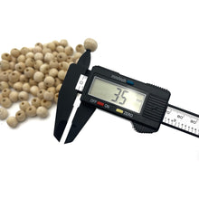 Cargar imagen en el visor de la galería, Cuentas Artesanales de Madera Makrama 10mm 100pz