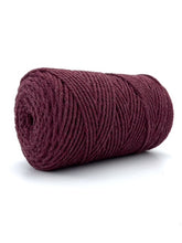 Cargar imagen en el visor de la galería, Cuerda Algodón 2mm Makrama 500gr Rojo Grosella