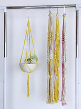 Cargar imagen en el visor de la galería, Macetero Colgante Makrama Mod. 010 Tulipan