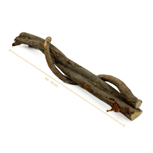 Bastón Madera Makrama 32cm - 36cm