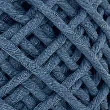 Cargar imagen en el visor de la galería, Hilaza Algodón 3mm Makrama 100m Azul Pizarra
