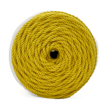 Cargar imagen en el visor de la galería, Cuerda Algodón 2mm Makrama 100m Amarillo Canario
