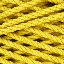 Cargar imagen en el visor de la galería, Cuerda Algodón 2mm Makrama 100m Amarillo Canario
