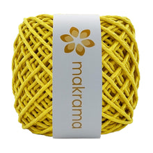 Cargar imagen en el visor de la galería, Hilaza Algodón 3mm Makrama 100m Amarillo Canario
