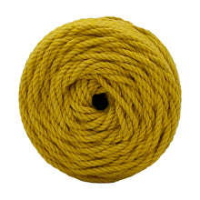 Cargar imagen en el visor de la galería, Cuerda Algodón 2mm Makrama 100m Amarillo

