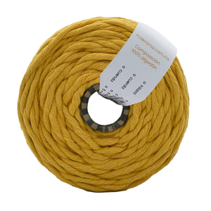 Hilaza Algodón 4mm Makrama 1kg Amarillo Mango