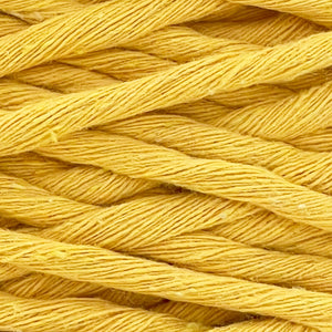 Hilaza Algodón 4mm Makrama 1kg Amarillo Mango