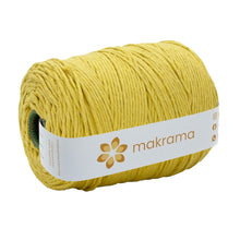 Cargar imagen en el visor de la galería, Hilaza Algodón 3mm Makrama 1kg Amarillo Mantequilla
