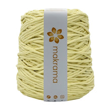 Cargar imagen en el visor de la galería, Hilaza Algodón 4mm Makrama 1kg Amarillo Pastel
