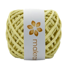 Cargar imagen en el visor de la galería, Hilaza Algodón Mini 4mm Makrama 150gr Amarillo Pastel
