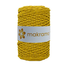 Cargar imagen en el visor de la galería, Cuerda Algodón 2mm Makrama 500gr Amarillo
